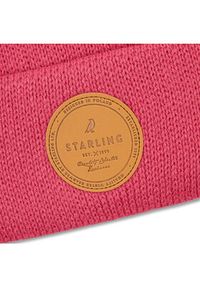 Starling Czapka Modena B151 Różowy. Kolor: różowy. Materiał: materiał