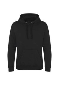 AWDIS - Męska Bluza Z Kapturem Just Hoods Graduate Heavyweight Hoodie. Typ kołnierza: kaptur. Kolor: czarny