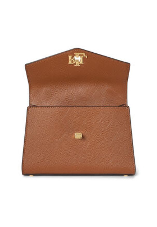 Lauren Ralph Lauren - LAUREN RALPH LAUREN Torebka 431966765007 Brązowy. Kolor: brązowy. Materiał: skórzane