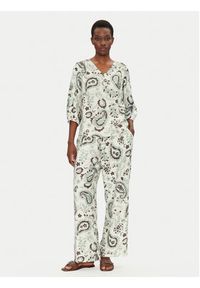 Fransa Spodnie materiałowe 20615422 Zielony Regular Fit. Kolor: zielony. Materiał: wiskoza #5