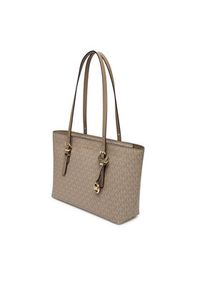 MICHAEL Michael Kors Torebka Quinn 30T5GQNT2V Beżowy. Kolor: beżowy. Materiał: skórzane