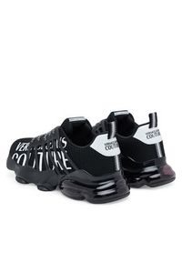 Versace Jeans Couture Sneakersy 79YA3SU1 ZSC93 899 Czarny. Kolor: czarny. Materiał: materiał #6