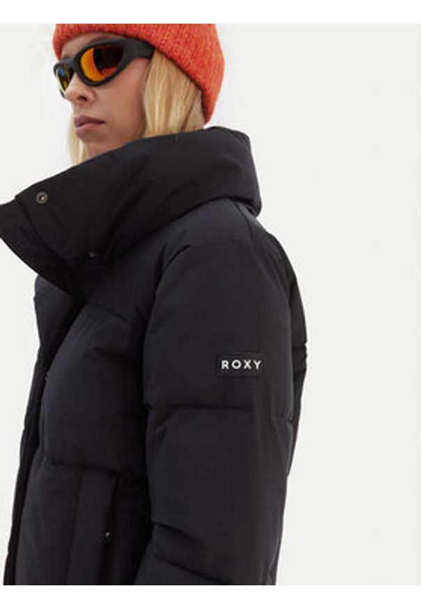 Roxy Kurtka narciarska Snow Winter Rebel JK ERJTJ03545 Czarny Regular Fit. Kolor: czarny. Materiał: syntetyk. Sport: narciarstwo