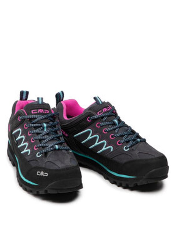 CMP Trekkingi Moon Low Wmn Trekking Shoe Wp 31Q4786 Czarny. Kolor: czarny. Materiał: zamsz, skóra