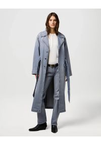 Wrangler - DAMSKA KOSZULKA WRANGLER FEMME KNIT HENLEY WORN WHITE 112370743. Typ kołnierza: typu henley #2