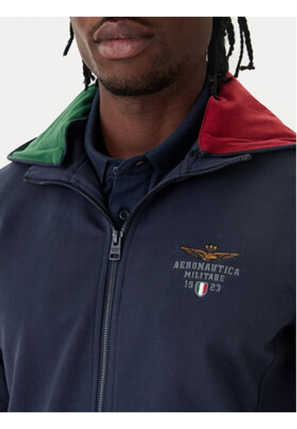 Aeronautica Militare Bluza 261FE2097UF00674 Granatowy Regular Fit. Kolor: niebieski. Materiał: bawełna