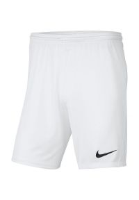 Nike - Męskie Spodenki Dry Park III. Kolor: biały