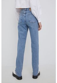 only - Only jeansy Megan damskie high waist. Stan: podwyższony. Kolor: niebieski #4