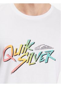 Quiksilver T-Shirt Signature Move EQYZT07223 Biały Regular Fit. Kolor: biały. Materiał: bawełna #5