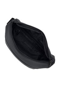 Wittchen - Męska torebka nerka minimalistyczna czarna. Kolor: czarny. Materiał: skóra ekologiczna #5