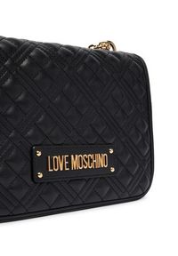 Love Moschino - LOVE MOSCHINO Torebka JC4000PP1OLA0000 Czarny. Kolor: czarny. Materiał: skórzane #4