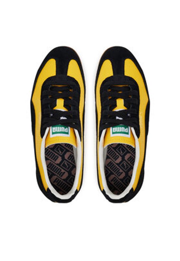 Puma Sneakersy Arizona Retro 402353 03 Żółty. Kolor: żółty. Materiał: skóra, zamsz