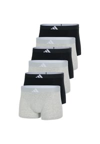 Adidas - Bokserki Active Flex Cotton Body 6 pak. Kolor: wielokolorowy. Materiał: elastan, bawełna. Sport: fitness