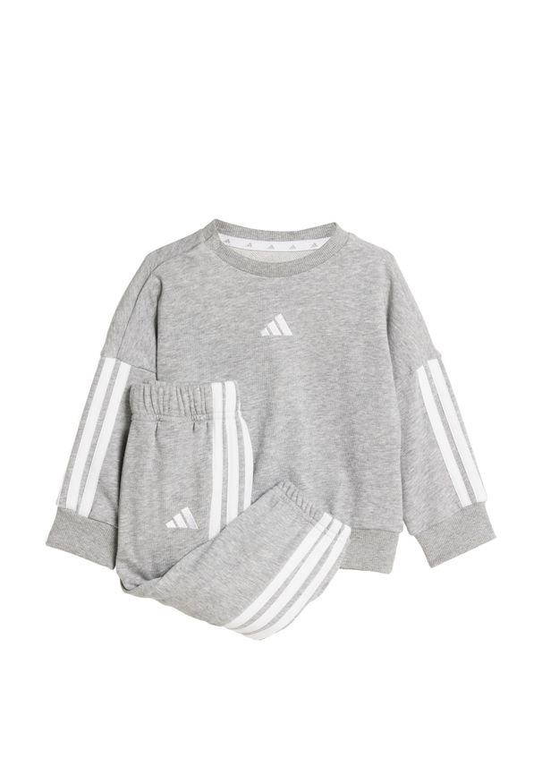 Adidas - Zestaw Essentials Joggers Kids. Okazja: na uczelnię. Kolor: szary, biały, wielokolorowy. Materiał: materiał, dresówka. Styl: sportowy