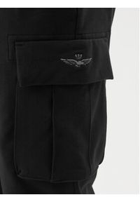 Aeronautica Militare Spodnie dresowe 261PF1020UF00674 Czarny Regular Fit. Kolor: czarny. Materiał: bawełna #3