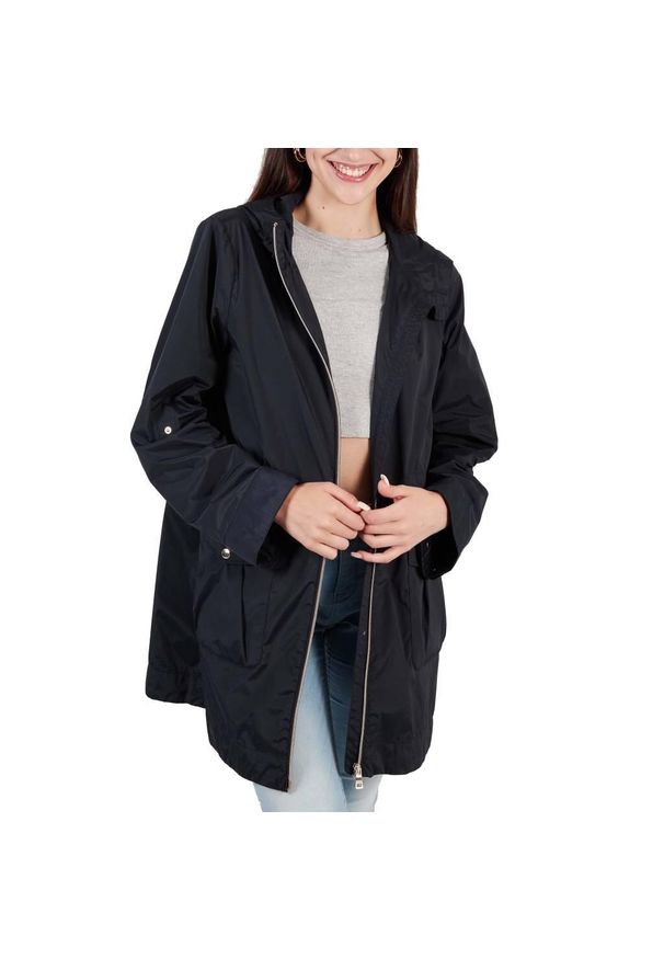 Geox - Kurtka GEOX W DANDRA PARKA Niebieski. Kolor: niebieski. Materiał: tkanina