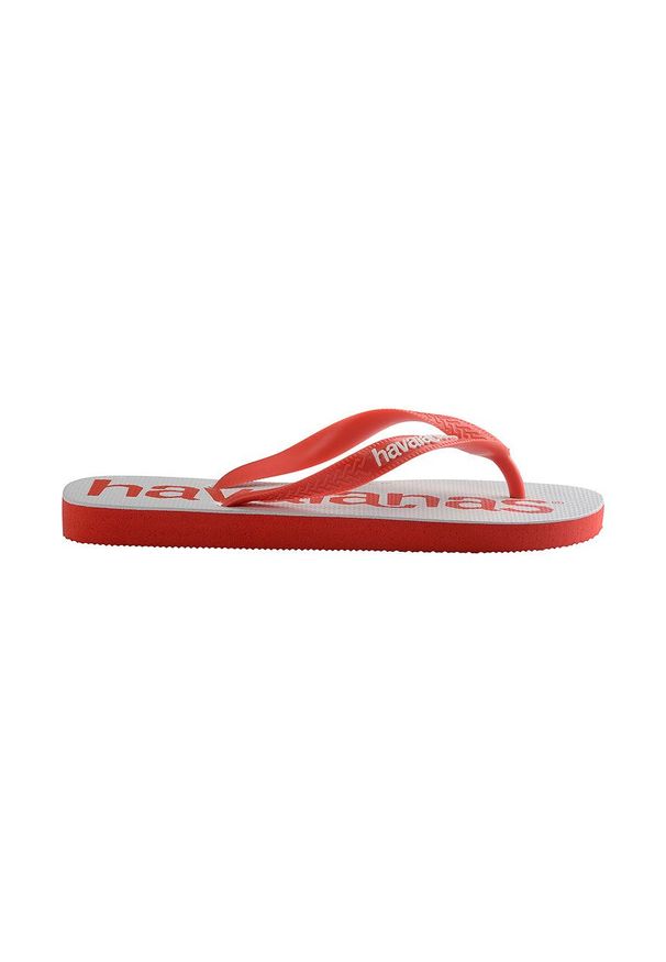 Havaianas - Japonki. Kolor: czerwony. Materiał: guma. Obcas: na obcasie. Wysokość obcasa: niski