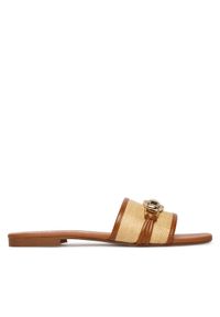 Just Cavalli Klapki 80RA3S81 ZSE61 Brązowy. Kolor: brązowy. Materiał: skóra #1