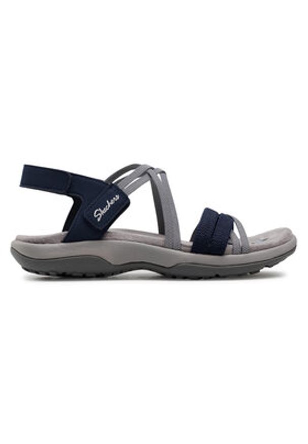 skechers - Skechers Sandały Takes Two 163112/NVY Granatowy. Kolor: niebieski. Materiał: skóra