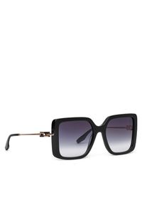 Trussardi Jeans - Okulary przeciwsłoneczne Trussardi. Kolor: czarny