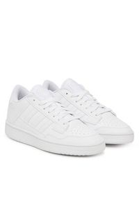Adidas - adidas Sneakersy Rapid Court Low Junior Shoes KI8851 Biały. Kolor: biały. Materiał: skóra #4