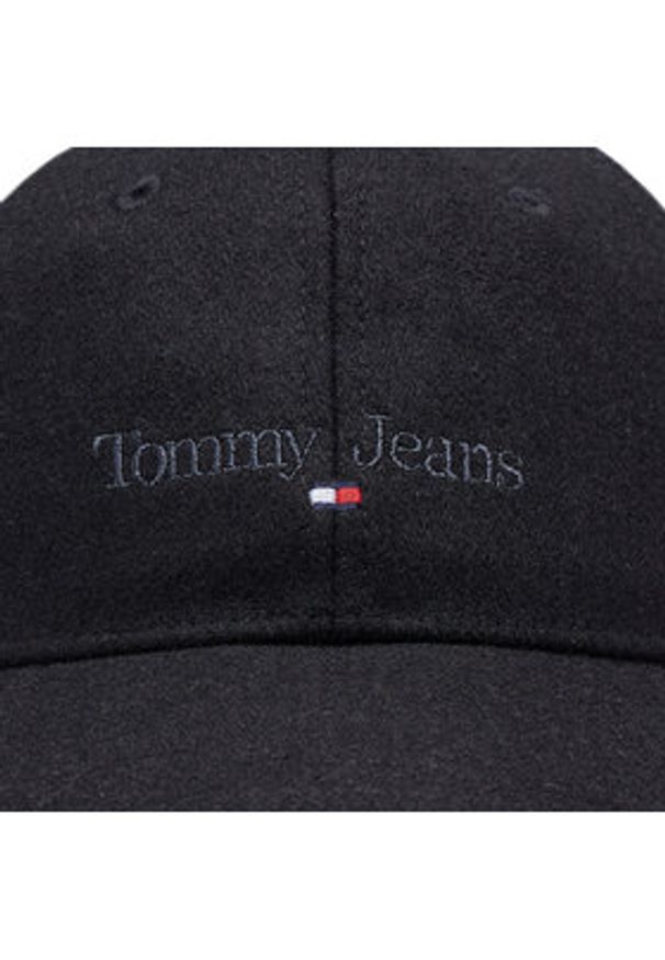 Tommy Jeans Czapka z daszkiem Sport Elevated AM0AM10581 Czarny. Kolor: czarny. Materiał: poliester, materiał. Styl: sportowy