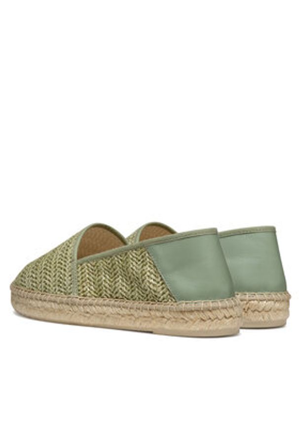 Geox Espadryle D Lampedusa D46V0A 02MLM C3002 Zielony. Kolor: zielony. Materiał: skóra