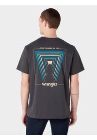 Wrangler - WRANGLER TEE GRAPHIC MĘSKA KOSZULKA T-SHIRT FADED BLACK 112342326 W7A1013642 #6