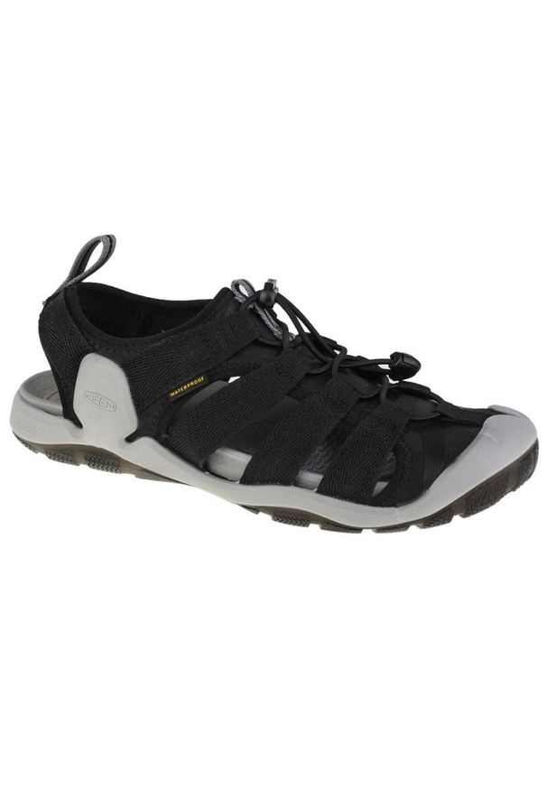 keen - Sandały Keen Clearwater Ii M 1024968 czarne. Okazja: na co dzień. Kolor: czarny. Materiał: materiał, guma, syntetyk. Styl: casual