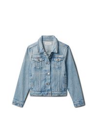 Calvin Klein Jeans Kurtka jeansowa LVCKSJD00G Niebieski Regular Fit. Kolor: niebieski. Materiał: bawełna #4