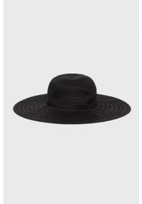 Pieces kapelusz kolor czarny. Kolor: czarny