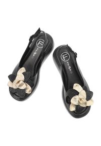 Sandały damskie Filippo, cholewka ze skóry naturalnej zapinane na sprzączkę, czarne, DS7578/26. Zapięcie: sprzączka. Kolor: czarny. Materiał: skóra #6