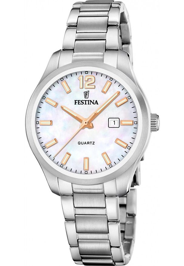 Zegarek damski Festina F20737-6 srebrny. Kolor: srebrny
