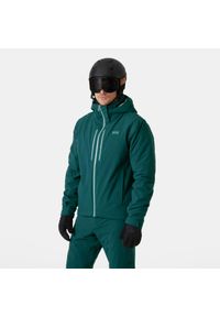 Kurtka narciarska Helly Hansen Alpha Lifaloft. Kolor: zielony. Sezon: zima. Sport: narciarstwo #1