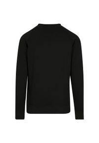 BUILD YOUR BRAND - Bluza Unisex Dla Dorosłych Dekolt W Szpic Raglanowa. Kolor: czarny. Długość rękawa: raglanowy rękaw