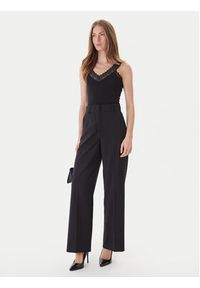 Morgan Top 242-DNAE Czarny Slim Fit. Kolor: czarny. Materiał: wiskoza