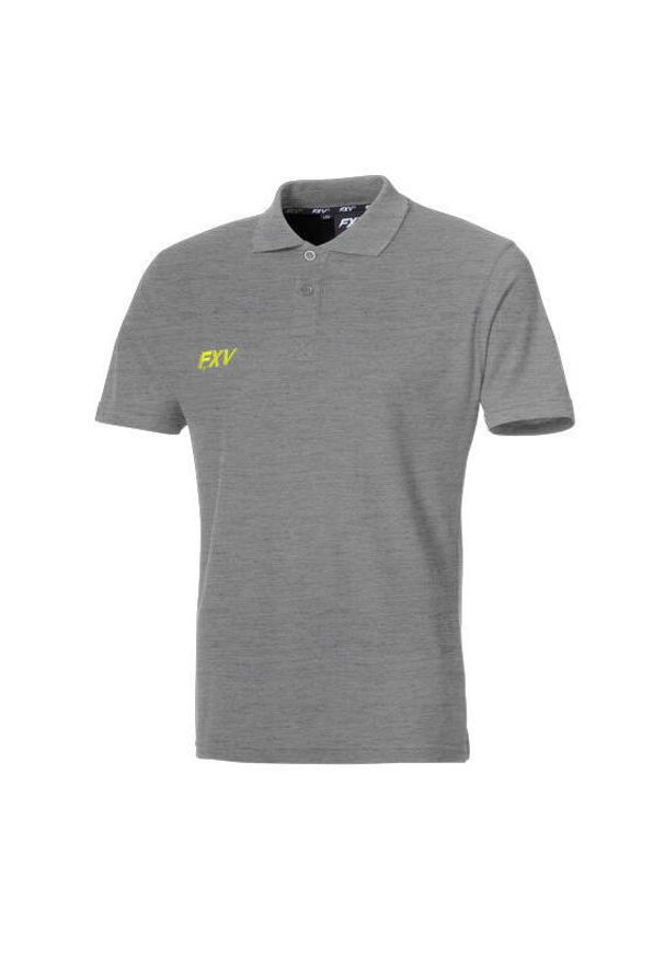 FORCE XV - Polo Force XV classic force. Typ kołnierza: polo. Kolor: szary. Materiał: materiał. Styl: elegancki, klasyczny