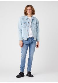 Wrangler - WRANGLER LARSTON MĘSKIE SPODNIE JEANSOWE LIGHT INDIGO W18S59X4E 112324511
