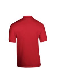 GILDAN - Koszulka Polo Dla Dorosłych Unisex Dryblend Jersey. Typ kołnierza: polo. Kolor: czerwony. Materiał: jersey
