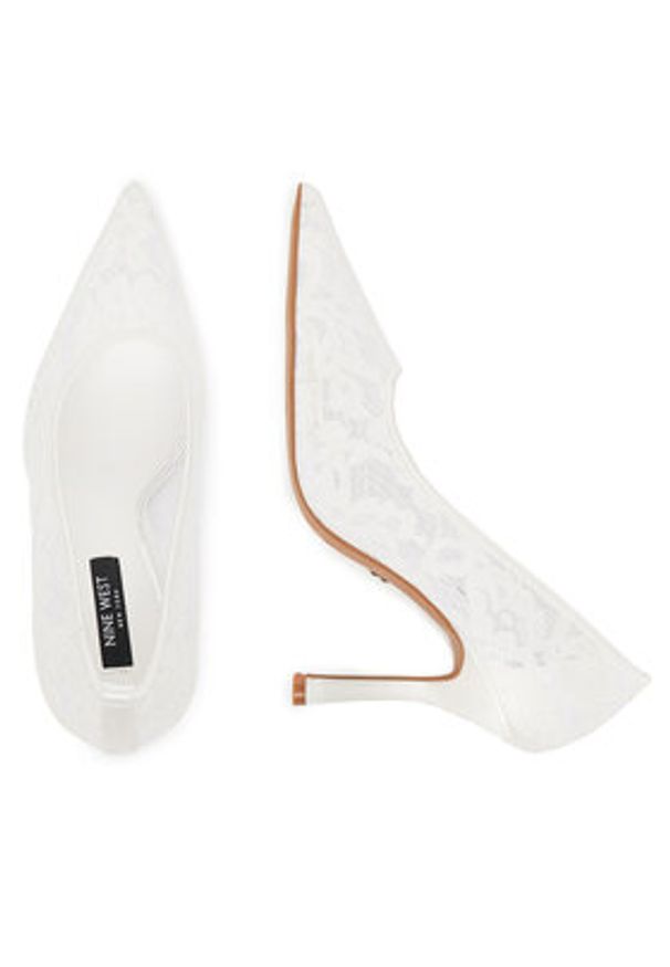 Nine West Szpilki S3S96688 Biały. Kolor: biały. Materiał: materiał. Obcas: na szpilce