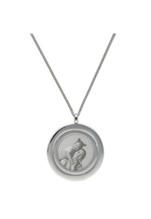Fossil Naszyjnik Harlow Locket JF04737040 Srebrny. Materiał: metalowe. Kolor: srebrny
