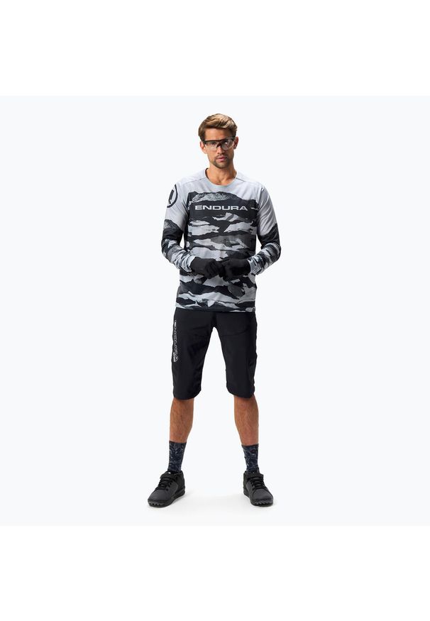ENDURA - Longsleeve rowerowy męski Endura Mountain Camo Ltd. Kolor: zielony, brązowy, wielokolorowy. Długość rękawa: długi rękaw