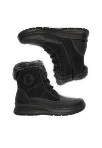 Rieker Trzewiki CEO-L7706-00 Czarny. Kolor: czarny. Materiał: materiał #6
