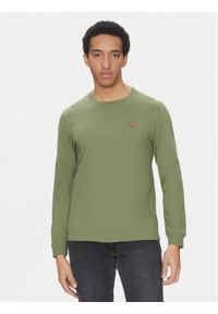 Levi's® Longsleeve Housemark 72848-0022 Zielony Regular Fit. Kolor: zielony. Materiał: bawełna. Długość rękawa: długi rękaw