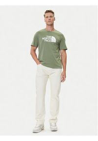The North Face T-Shirt Easy NF0A8A6C Zielony Regular Fit. Kolor: zielony. Materiał: syntetyk, bawełna #4