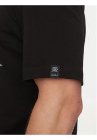 Hugo - HUGO T-Shirt Dricard_RB 50542775 Czarny Regular Fit. Kolor: czarny. Materiał: bawełna