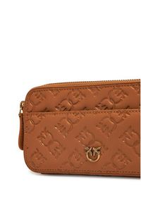 Pinko - PINKO Torebka Camera Bag Mini PE 25 PLTT 104292 A1YB Brązowy. Kolor: brązowy. Materiał: skórzane #6