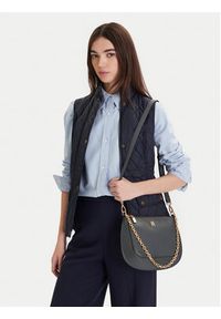 TOMMY HILFIGER - Tommy Hilfiger Torebka Th Glam Conv Med Crossover AW0AW18143 Szary. Kolor: szary. Materiał: skórzane #4