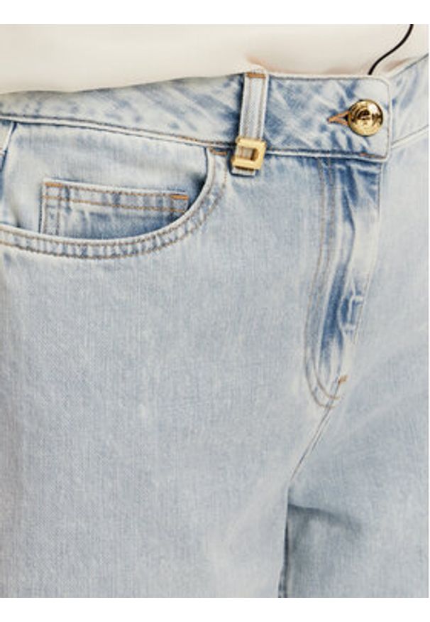Elisabetta Franchi Jeansy PJ-94I-51E2-192 Niebieski Regular Fit. Kolor: niebieski
