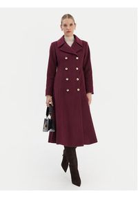 Rinascimento Płaszcz przejściowy CFC0126730003 Bordowy Regular Fit. Kolor: czerwony. Materiał: syntetyk #7